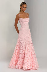 Fioreclo Francine Maxi Dress in Blush
