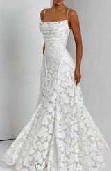 Fioreclo Francine Maxi Dress in Ivory