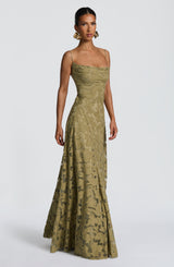 Fioreclo Francine Maxi Dress in Sage