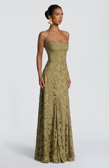 Fioreclo Francine Maxi Dress in Sage