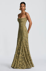Fioreclo Francine Maxi Dress in Sage