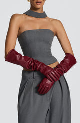 Fioreclo Frannie Gloves in Burgundy