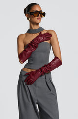 Fioreclo Frannie Gloves in Burgundy