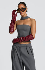 Fioreclo Frannie Gloves in Burgundy