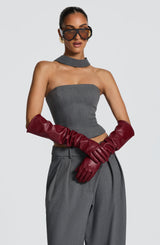 Fioreclo Frannie Gloves in Burgundy
