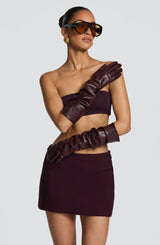 Fioreclo Frannie Gloves in Plum