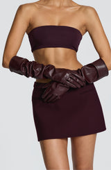 Fioreclo Frannie Gloves in Plum