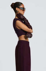 Fioreclo Frannie Gloves in Plum