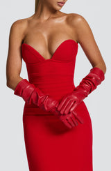 Fioreclo Frannie Gloves in Red