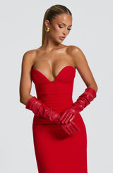 Fioreclo Frannie Gloves in Red