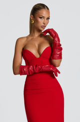 Fioreclo Frannie Gloves in Red