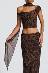 Fioreclo Fredina Scarf in Leopard Print