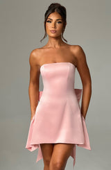 Fioreclo Freyja Mini Dress in Blush