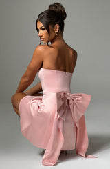Fioreclo Freyja Mini Dress in Blush