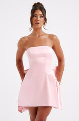 Fioreclo Freyja Mini Dress in Blush