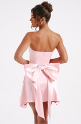 Fioreclo Freyja Mini Dress in Blush