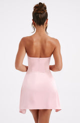 Fioreclo Freyja Mini Dress in Blush
