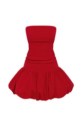 Fioreclo Gemina Mini Dress in Red