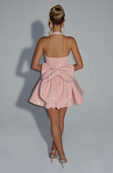 Fioreclo Georgetta Mini Dress in Blush