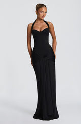 Fioreclo Giana Maxi Dress in Black
