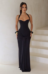 Fioreclo Giana Maxi Dress in Black