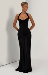 Fioreclo Giana Maxi Dress in Black