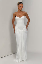 Fioreclo Giana Maxi Dress in Ivory