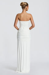 Fioreclo Giana Maxi Dress in Ivory