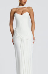 Fioreclo Giana Maxi Dress in Ivory