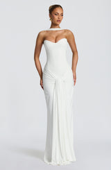 Fioreclo Giana Maxi Dress in Ivory