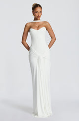 Fioreclo Giana Maxi Dress in Ivory