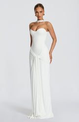 Fioreclo Giana Maxi Dress in Ivory