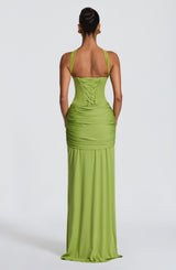 Fioreclo Giana Maxi Dress in Olive