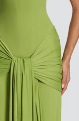 Fioreclo Giana Maxi Dress in Olive
