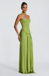 Fioreclo Giana Maxi Dress in Olive