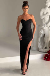 Fioreclo Giovina Maxi Dress in Black