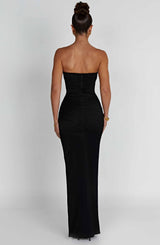 Fioreclo Giovina Maxi Dress in Black
