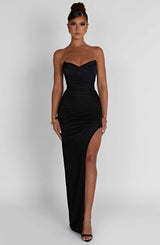 Fioreclo Giovina Maxi Dress in Black