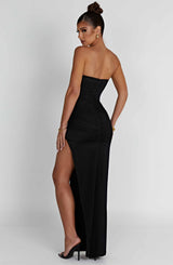 Fioreclo Giovina Maxi Dress in Black