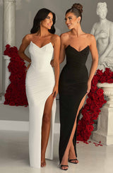 Fioreclo Giovina Maxi Dress in Black