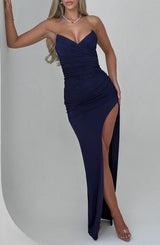 Fioreclo Giovina Maxi Dress in Navy