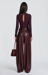 Fioreclo Glenna Pants in Plum