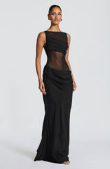 Fioreclo Gracelle Maxi Dress in Black