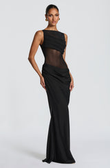 Fioreclo Gracelle Maxi Dress in Black