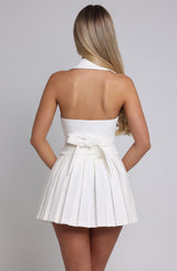 Fioreclo Gretchel Mini Skirt in Ivory