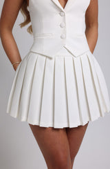 Fioreclo Gretchel Mini Skirt in Ivory