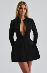 Fioreclo Gretta Mini Dress in Black