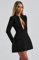 Fioreclo Gretta Mini Dress in Black