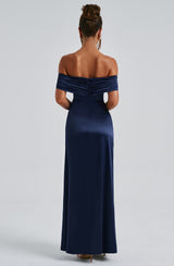Fioreclo Gwendolina Maxi Dress in Navy
