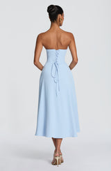 Fioreclo Harlowe Midi Dress in Glacier Blue